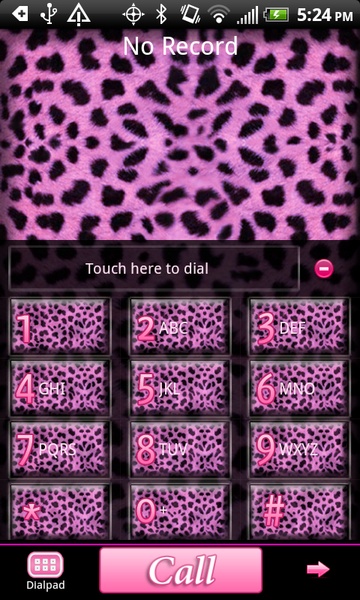GO Pink Cheetah Theme - Preview 4