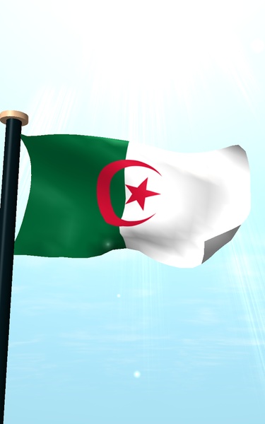 Algeria Flag 3D Free - Preview 1