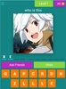 DanMachi character quiz screenshot 1