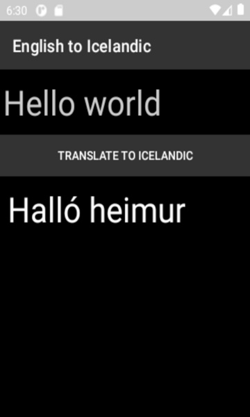 English to Icelandic - Preview 4