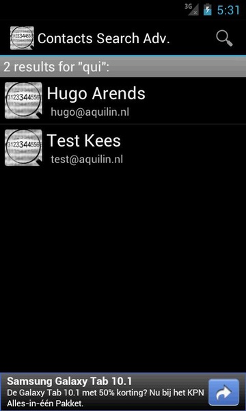 Contacts Search Adv. - Preview 3