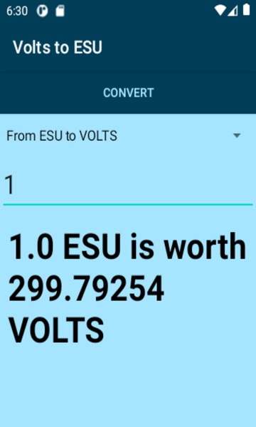 Volts to ESU converter - Preview 2