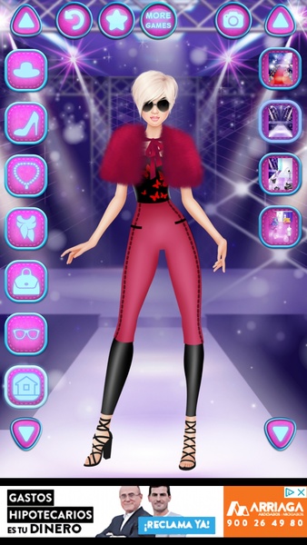 green emerald velvet dress Fashion Show Dress Up Game for Girls main image 0