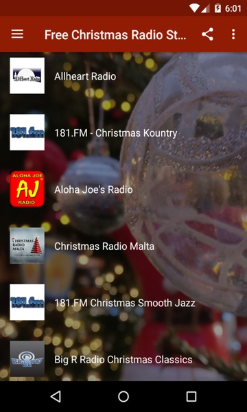 Free Christmas Radio Stations - Preview 3