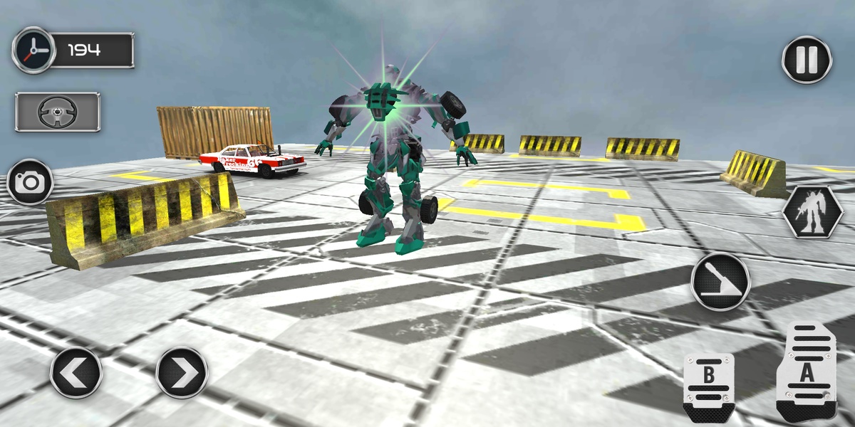 Impossible Car Parking Tracks Transform Robot Game - Preview 2