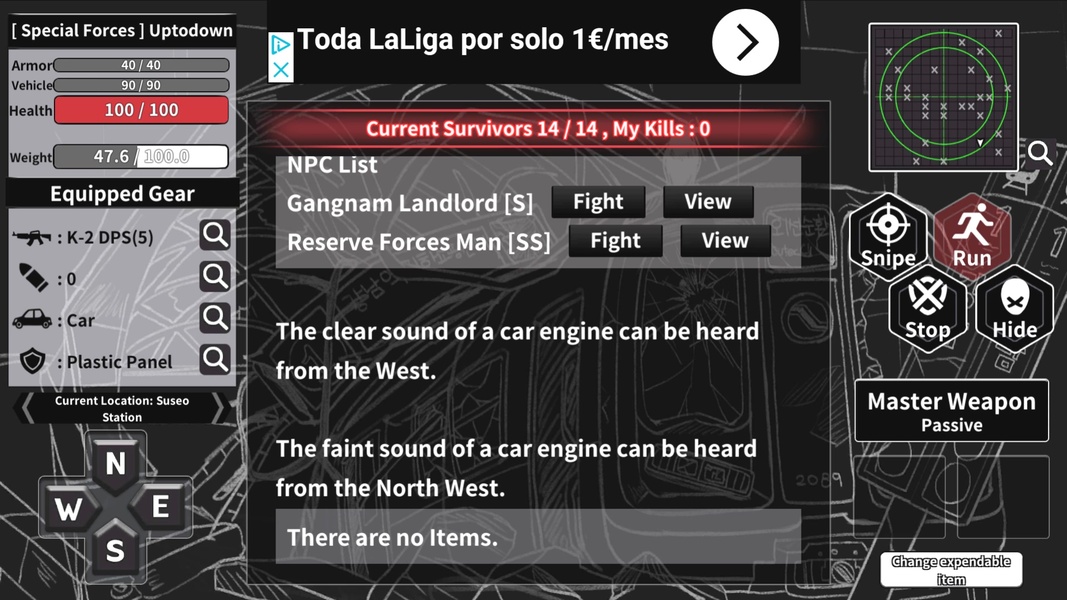 City Survival Text Battle Royale - Preview 2