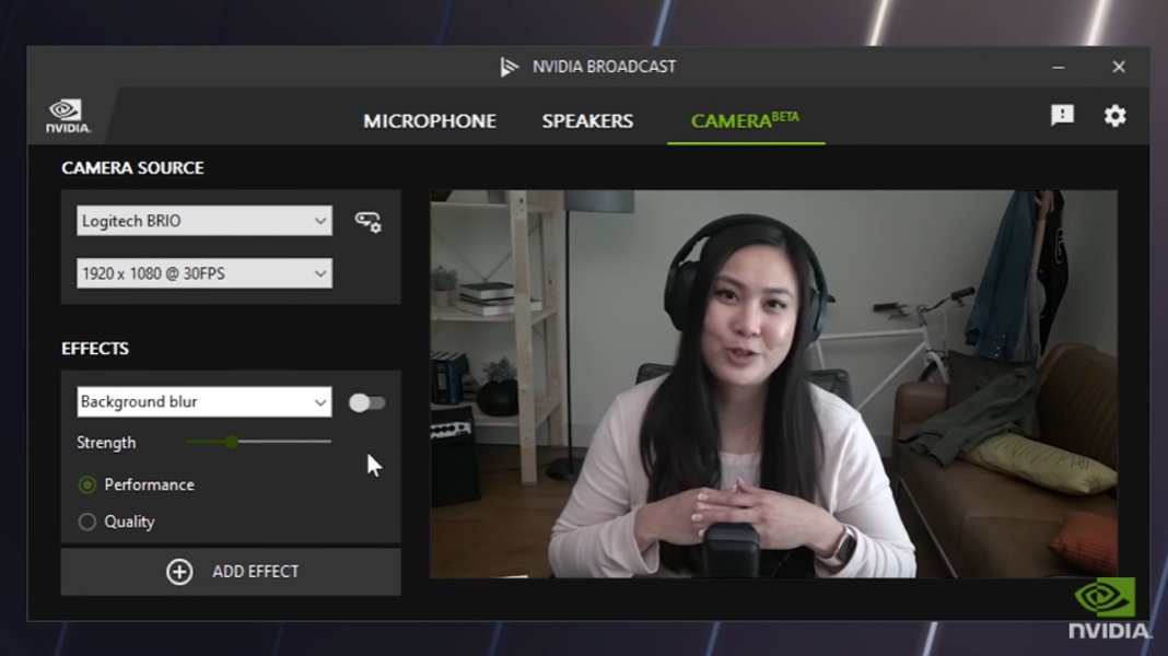 Nvidia broadcast online skype