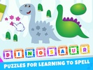 Bini Dino Puzzles for Kids! screenshot 3