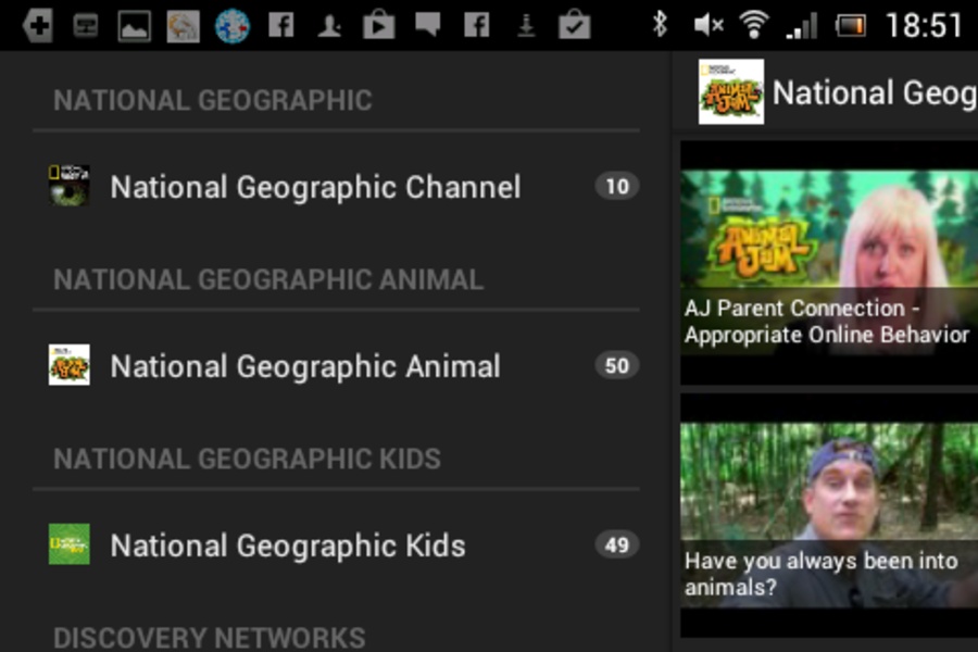 Android Entertainment App - Preview 1