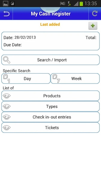 My Cash Register (free) - Preview 3