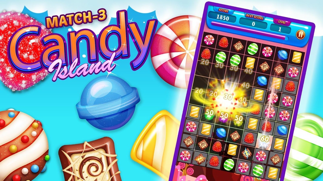 Candy Island Match 3 - Preview 1