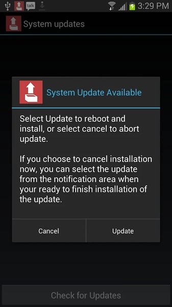 System updates - Preview 1