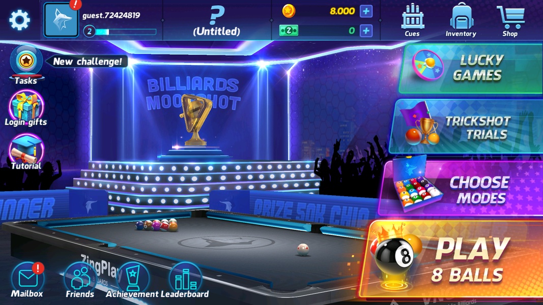 Billiards 3D: MoonShot for Android - Download the APK from Uptodown