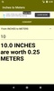 Inches to Meters converter screenshot 1