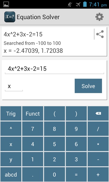 Equation Solver - Preview 6
