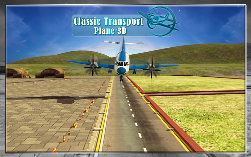 Classic Transport Plane 3D - Preview 12