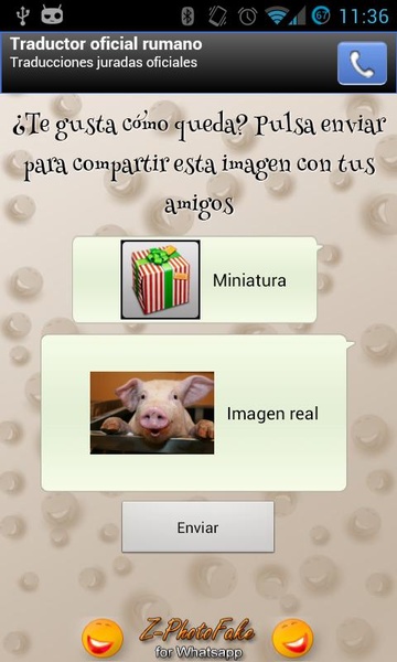 Z-PhotoFake para Whatsapp - Preview 1
