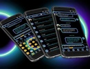 SMS Messages Retro Blue Theme screenshot 1