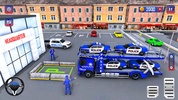 Police Car Transport Car Games screenshot 5