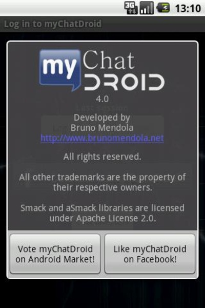 myChatDroid for Facebook - Preview 1