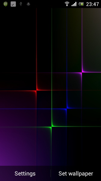 Nexus Neon Grid Demo HD LWP - Preview 5