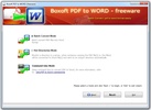 Boxoft PDF to Word screenshot 3