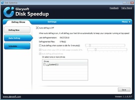 Disk SpeedUp screenshot 2