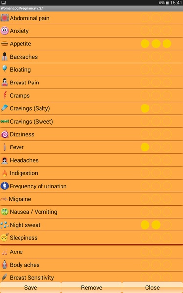 WomanLog Pregnancy Calendar - Preview 17