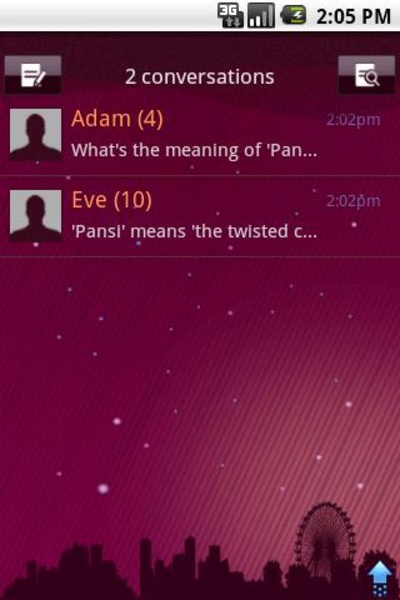 Purple theme - Preview 3
