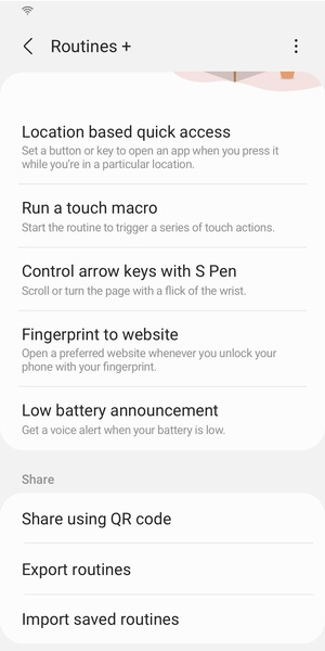 Bixby Routines - Preview 7