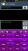 GO Keyboard Purple Light Theme screenshot 7