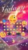 Dreamer Galaxy Emoji Keyboard Theme screenshot 1
