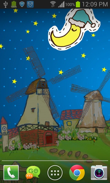 Cartoon windmill - Preview 3