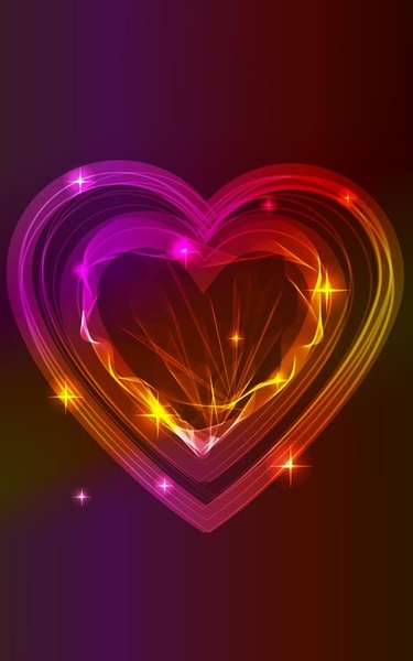 Neon Hearts Live Wallpaper - Preview 3