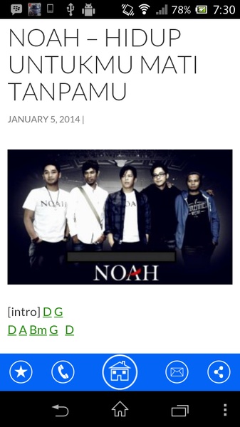 LIRIK CHORD LAGU INDONESIA - Preview 4