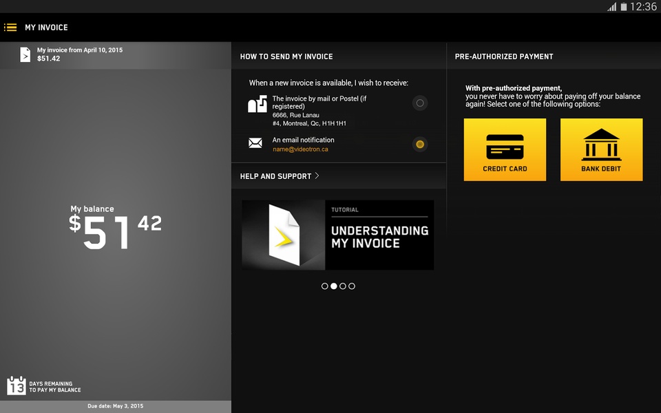 User Centre + - Preview 9