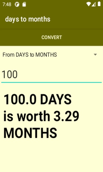 days to months converter - Preview 4