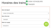 Schedules of Trains Morocco screenshot 2