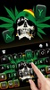 Weed Reggae Skull Keyboard Bac screenshot 4