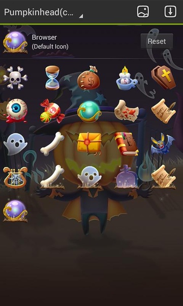 pumpkinhead GOLauncher EX Theme - Preview 1