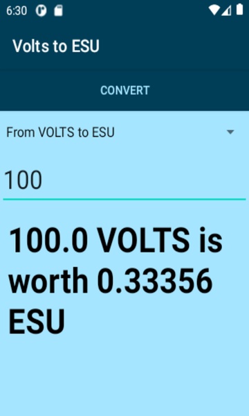 Volts to ESU converter - Preview 4