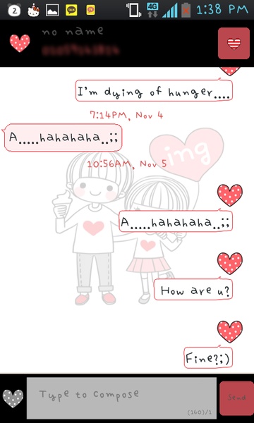GOSMS Dasom Couple_theme - Preview 1