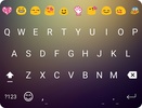 Material Black Emoji Keyboard screenshot 1