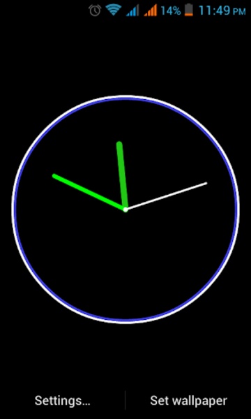 Adi Analog Clock Live Wallpaper - Preview 3