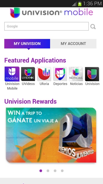 Univision Mobile - Preview 2