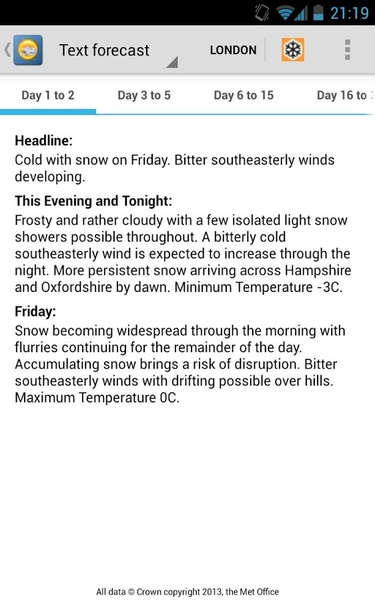 Weather Frcst UK Free - Preview 6