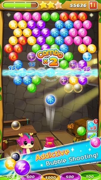 Bubble Shooter Legend Fun Game On Cell Phone 