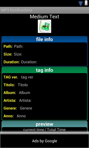 MP3 Notifications - Preview 1