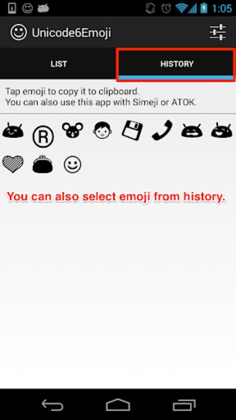 Unicode6Emoji - Preview 1