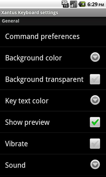Xantus Keyboard - Preview 2